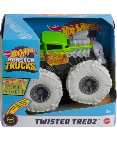 Monster Trucks Twisted Tredz Vehicles Creature-Themed 1:43 Scale Toy Truck with Pull-Back Motor & Giant Wheels Gift for Kids ...