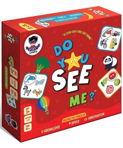 YUKA Champs - DO You See ME? A Fun odd one Out Flash Cards Game Game for 3+ Year Kids I Educational Preschool Tools for Ages ...