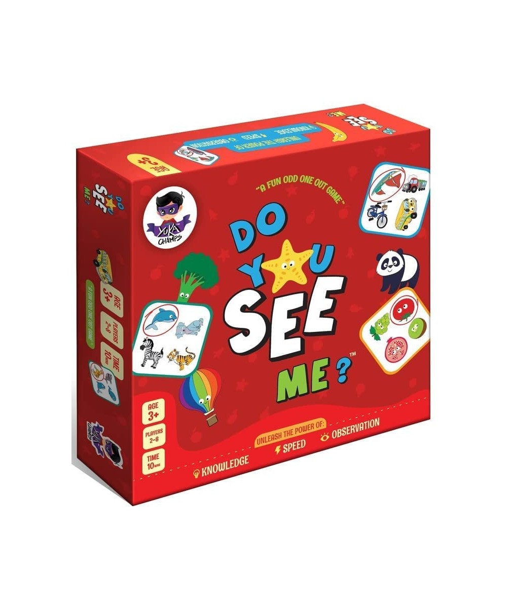 YUKA Champs - DO You See ME? A Fun odd one Out Flash Cards Game Game for 3+ Year Kids I Educational Preschool Tools for Ages ...