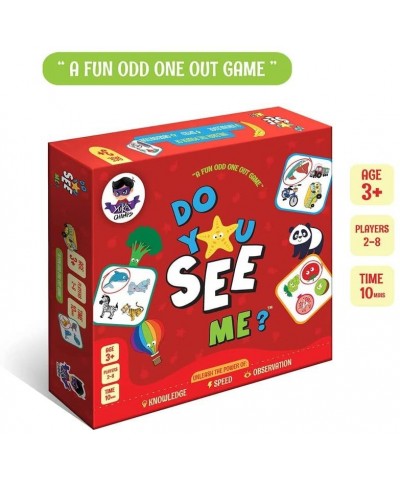 YUKA Champs - DO You See ME? A Fun odd one Out Flash Cards Game Game for 3+ Year Kids I Educational Preschool Tools for Ages ...