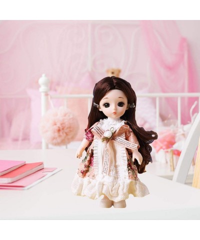 Kawaii Ball Jointed Doll 17x10x2cm Cute anime dolls with Clothes and Shoes Bjd dolls Cute Simulation Toy with Princess Dress ...