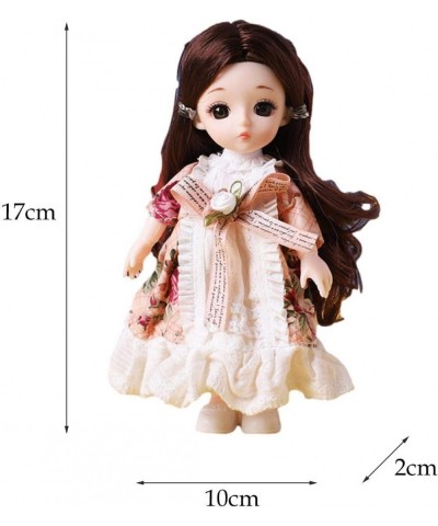 Kawaii Ball Jointed Doll 17x10x2cm Cute anime dolls with Clothes and Shoes Bjd dolls Cute Simulation Toy with Princess Dress ...