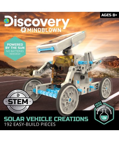 Discovery Mindblown STEM 12-in-1 Solar Robot Creation 197-Piece Kit with Working Solar Powered Motorized Engine and Gears Con...