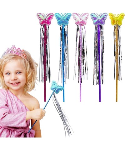 Butterfly Party Princess Wand Kit for Girls 15 Pack Magic Fairy Wand Butterfly Princess Magical Birthday Party Favors Supplie...