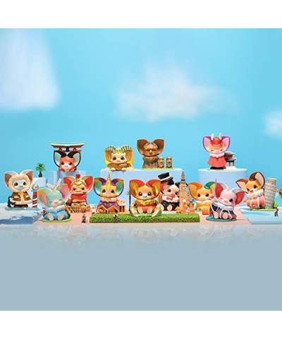 Yoki Travel Around The World 3PC Exclusive Action Figure Box Toy Bulk Box Popular Collectible Art Toy Cute Figure Creative Gi...