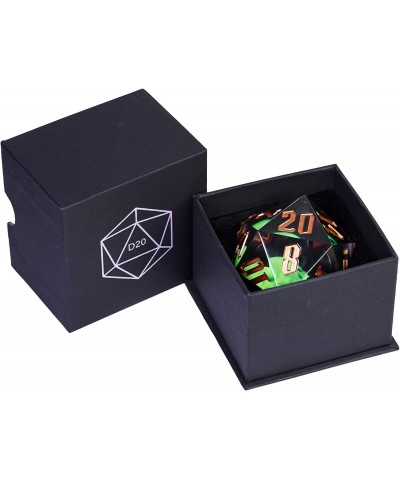 Large D20 Dice 55mm with Sharp Edges and Skull Inclusitions D&D 20 Sided Dice Handmade Dice DND Giant D20 for Dungeons and Dr...