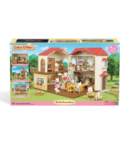 Red Roof Country Home $99.78 Dollhouses