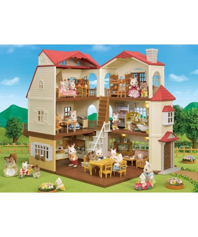 Red Roof Country Home $99.78 Dollhouses