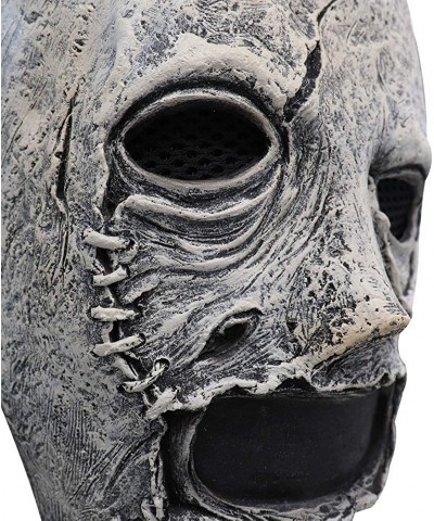 Halloween Slipknot Mask with Long Hair Braid Scary Knot Rope Mask Full Face Latex Mask Halloween Cosplay Costume Props $32.74...