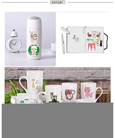 100 PCS Alpaca Water Bottle Sticker Pack Laptop Computer Vinyl Stickers Waterproof Trendy Stickers for Teens Girls Boys for L...