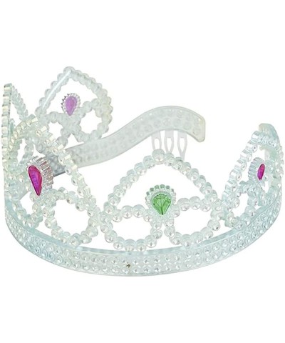 Pearly Tiara Crown with Jewels Princess Party Favor Girls Hair Clips Decoration and Accessories $33.78 Kids' Costumes