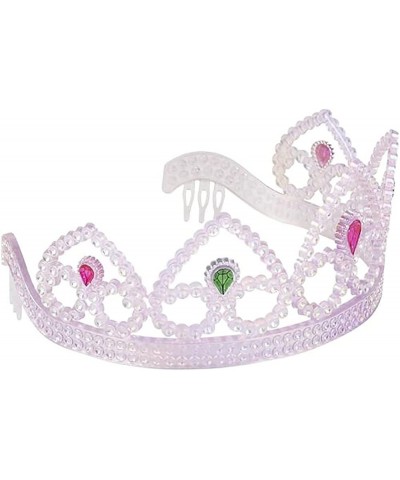 Pearly Tiara Crown with Jewels Princess Party Favor Girls Hair Clips Decoration and Accessories $33.78 Kids' Costumes