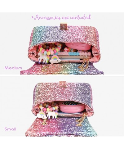 mibasies Kids Glitter Purse for Little Girls Toddler Crossbody Bags $26.33 Dress-Up Toy Purses