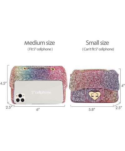 mibasies Kids Glitter Purse for Little Girls Toddler Crossbody Bags $26.33 Dress-Up Toy Purses