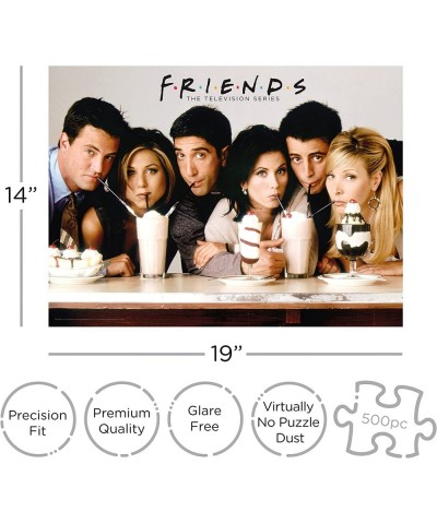 Friends Milkshake Puzzle (500 Piece Jigsaw Puzzle) - Glare Free - Precision Fit - Officially Licensed Friends TV Show Merchan...