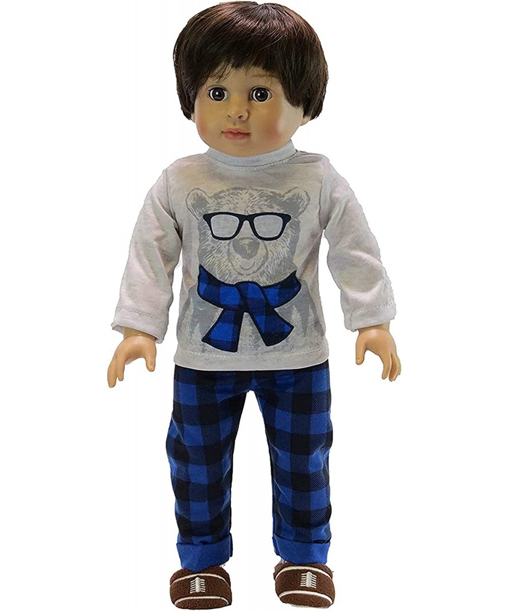 Boy's Cool Bear Pajamas Made for 18 inch Dolls Compatible with American Girl Dolls $22.77 Doll Accessories