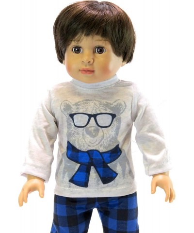 Boy's Cool Bear Pajamas Made for 18 inch Dolls Compatible with American Girl Dolls $22.77 Doll Accessories