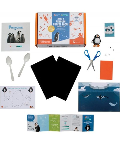 Fat Brain Toys - Make Penguin Puppets Arts & Crafts $52.15 Craft Kits