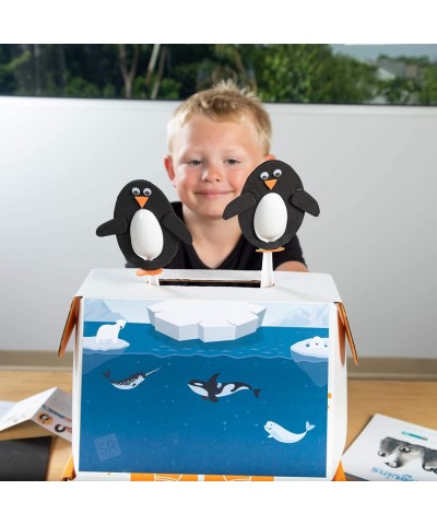 Fat Brain Toys - Make Penguin Puppets Arts & Crafts $52.15 Craft Kits