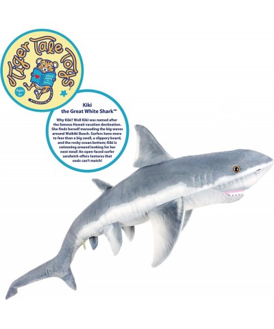 Kiki The Great White Shark | 52 Inch Stuffed Animal Plush | by Tiger Tale Toys $60.34 Stuffed Animals & Teddy Bears