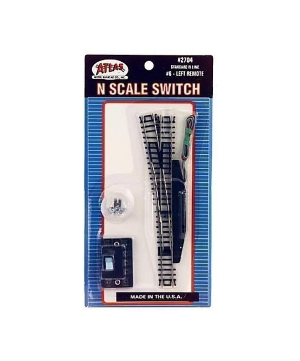 ATL2704 N Code 80 6 Remote Left-Hand Turnout $49.58 Toy Train Set Tracks