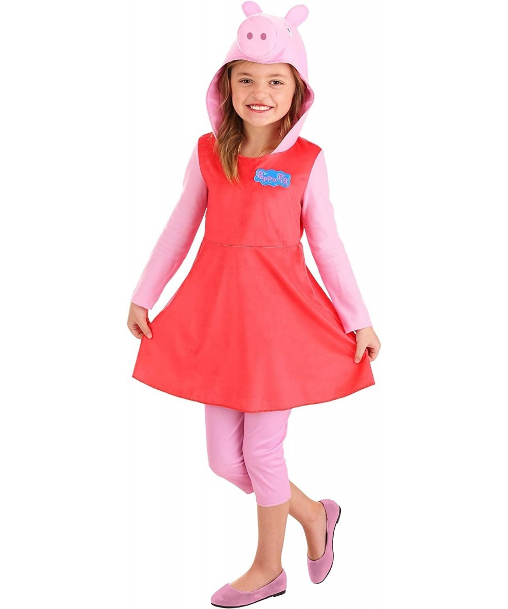 Peppa Pig Long Sleeve Costume for Girls $69.02 Kids' Costumes