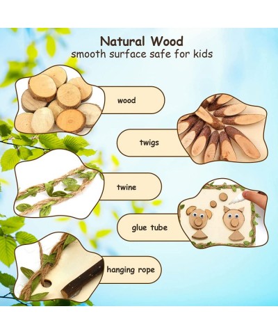 5 Pack Wooden Craft Kits for Kids Kids Craft Kit Bulk DIY Kits for Kids Arts and Crafts for Kids 4-8 Painting Craft Kits for ...