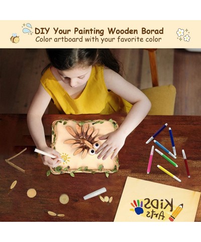 5 Pack Wooden Craft Kits for Kids Kids Craft Kit Bulk DIY Kits for Kids Arts and Crafts for Kids 4-8 Painting Craft Kits for ...