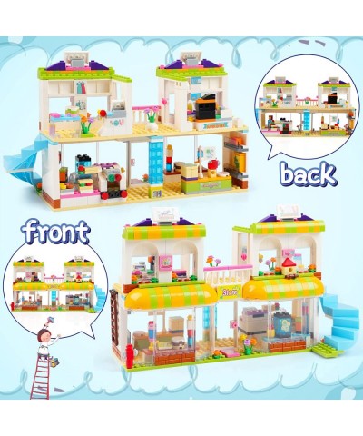 Friends Supermarket Building Kit Toy House for Girls 6-12 City Shopping Mall Creative Building Blocks Set for Kids (648 Piece...