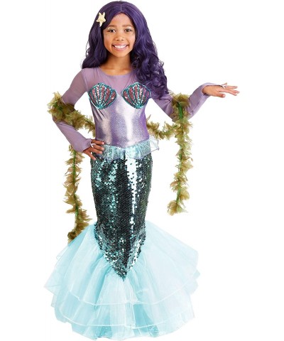 Pretty Purple Mermaid Costume for Girls $67.26 Kids' Costumes