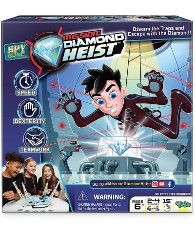 Moose Racing Mission: Diamond Heist Game Board with Spy Challenges and Instructions Multi (91009) $33.13 Board Games