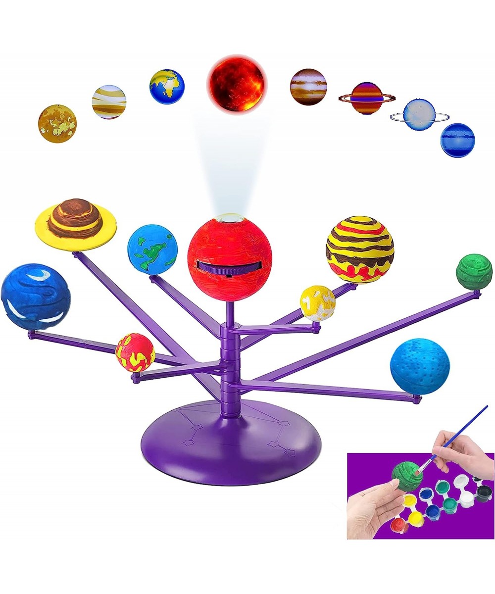 Solar System Model Science Kit for Kids and Teens - STEM Science Project Kit with Planet Projector for Girls and Boys - DIY S...