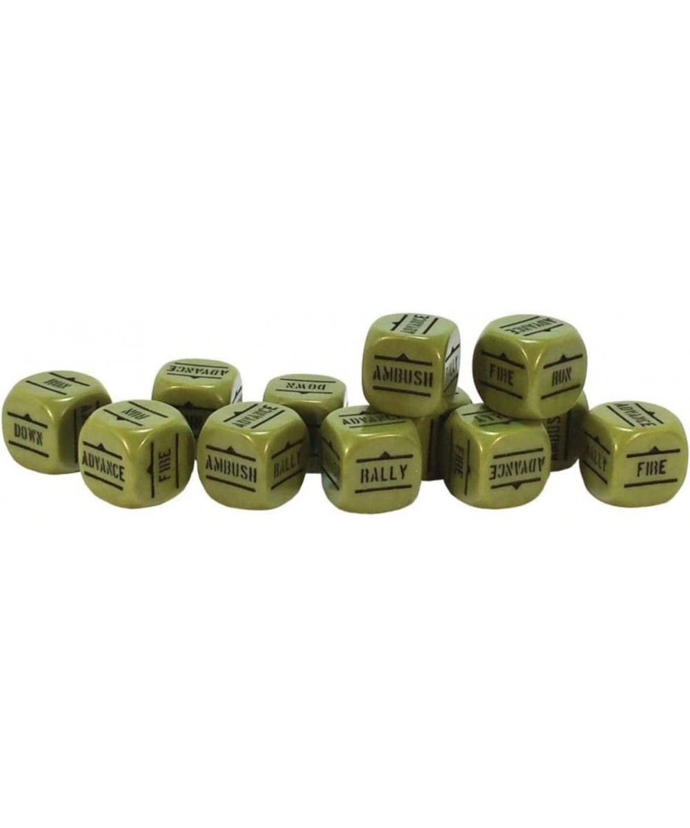 Warlord Games 12 Green Orders Dice Pack Army War Games $44.47 Game Accessories