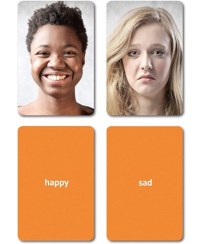 Feelings and Emotions Flash Cards Volume 1 and 2 | 80 Emotion Development Language Photo Cards | Speech Therapy Materials and...