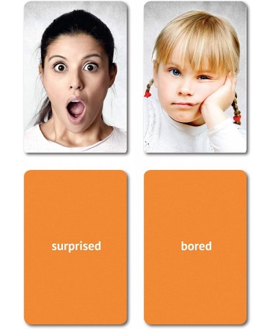 Feelings and Emotions Flash Cards Volume 1 and 2 | 80 Emotion Development Language Photo Cards | Speech Therapy Materials and...