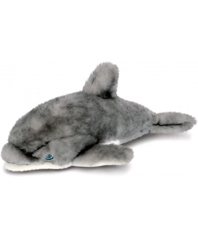 I Love You Gray Dolphin Plush - Cute Stuffed Animal with Heart and with Name Personalization for Valentines Anniversary Roman...