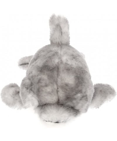 I Love You Gray Dolphin Plush - Cute Stuffed Animal with Heart and with Name Personalization for Valentines Anniversary Roman...