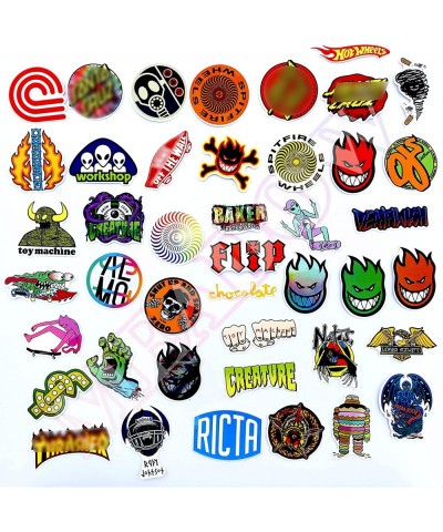 100Pcs Cool Stickers 100Pcs Skateboard Stickers Vinyl Waterproof Sticker for Water Bottle Phone Laptop Gifts for Teen Adults ...