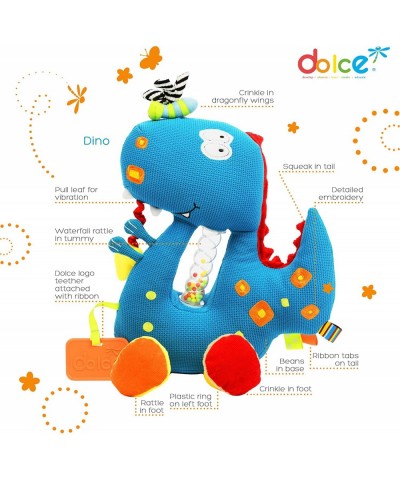 Dolce Play and Learn Dino Interactive Stuffed Animal Plush toy 14" educational sensory holiday gift for kids $31.33 Plush Int...