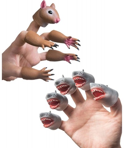 Squirrel Finger Puppet & Shark Finger Puppet $22.90 Finger Puppets