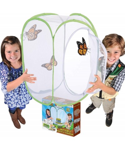 Toys Butterfly Garden Habitat & Terrarium 24 Inches Tall with Large Zipper and Discount Larvae Coupon Included in Kit Toy (NB...