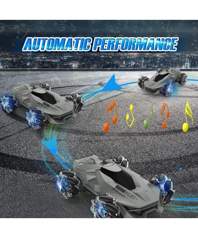 Remote Control Stunt Car 4WD RC Racing Car for Boys 2.4GHz Hobby RC Car with Fast Electric Car Toy with Light & Music Gift fo...