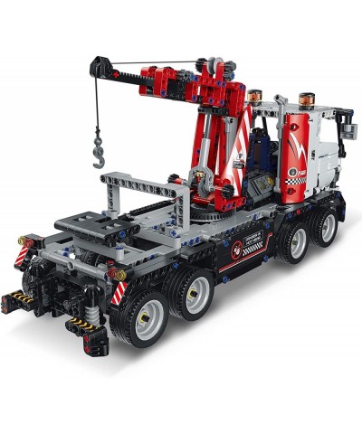 15027 High-tech Remote Controlled Heavy Duty Tow Truck Model Construction Kit 938 Pieces Towing Truck Building Blocks Remote ...