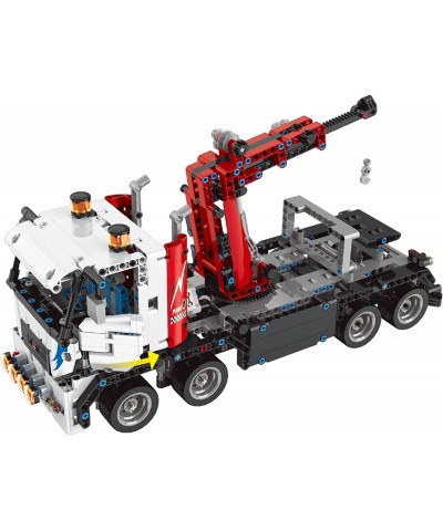 15027 High-tech Remote Controlled Heavy Duty Tow Truck Model Construction Kit 938 Pieces Towing Truck Building Blocks Remote ...