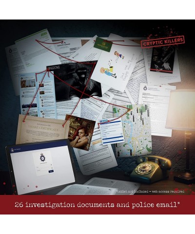 Unsolved Murder Mystery Game - Cold Case File Investigation - Detective Clues / Evidence - Solve The Crime - Individuals Date...