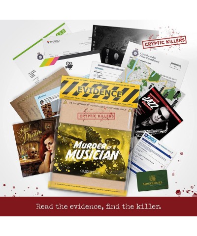 Unsolved Murder Mystery Game - Cold Case File Investigation - Detective Clues / Evidence - Solve The Crime - Individuals Date...