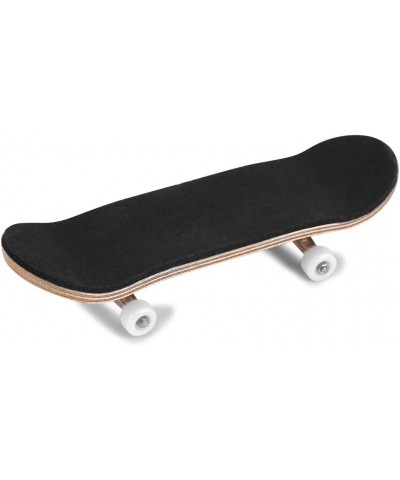 1Pc Maple Wooden Alloy Fingerboard Finger Skateboards Mini Fingerboard with Soft Pad Bearing Wheels and Box Reduce Pressure K...