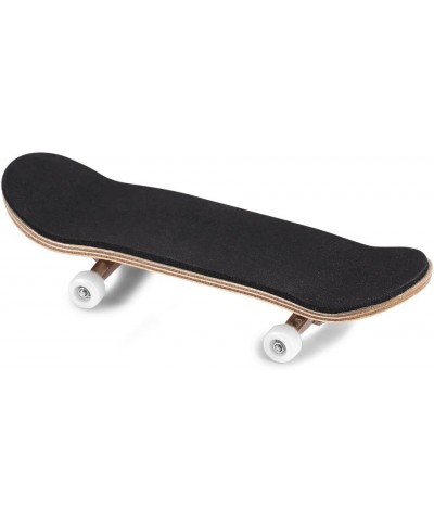 1Pc Maple Wooden Alloy Fingerboard Finger Skateboards Mini Fingerboard with Soft Pad Bearing Wheels and Box Reduce Pressure K...