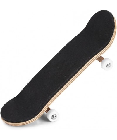 1Pc Maple Wooden Alloy Fingerboard Finger Skateboards Mini Fingerboard with Soft Pad Bearing Wheels and Box Reduce Pressure K...