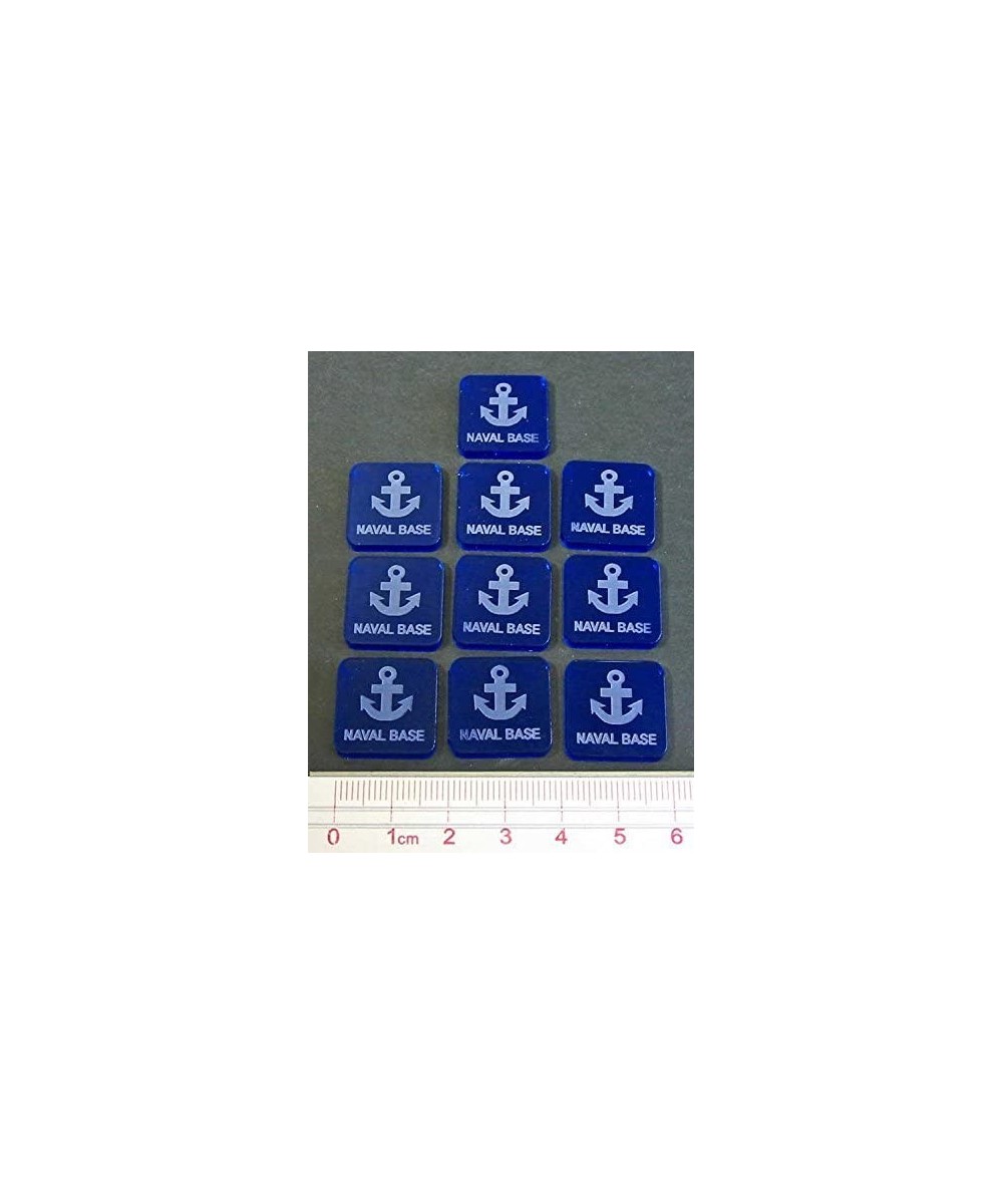 Naval Base Tokens Translucent Blue (10) $27.66 Game Accessories